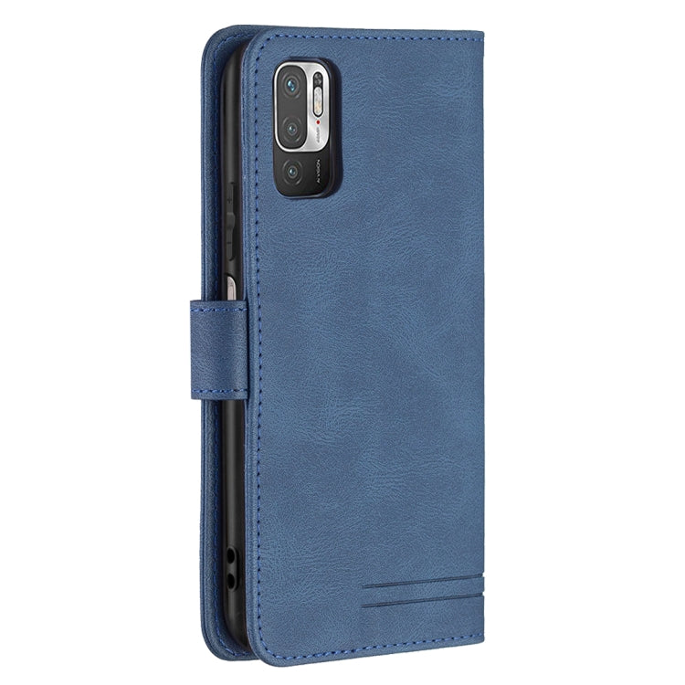 For Xiaomi Poco M3 Pro / Redmi Note 10 5G Magnetic Clasp RFID Blocking Anti-Theft Leather Case with Holder & Card Slots & Wallet