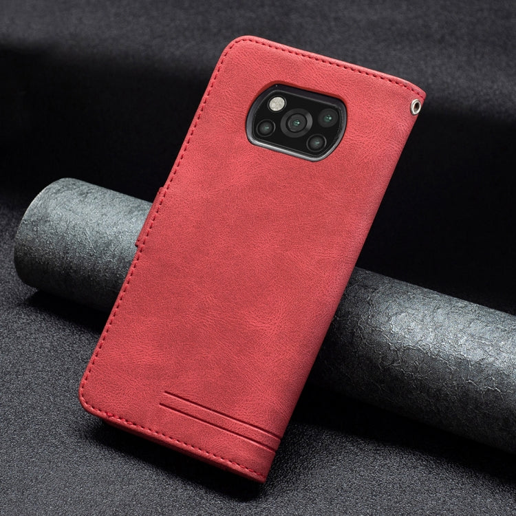 For Xiaomi Poco X3 Magnetic Clasp RFID Blocking Anti-Theft Leather Case with Holder & Card Slots & Wallet