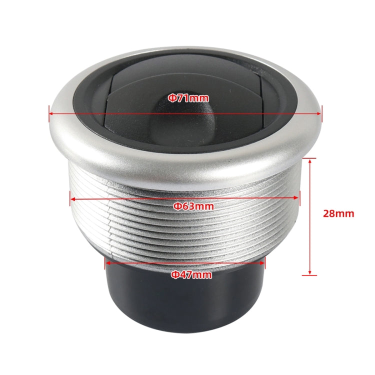 A5681-02 71mm RV Universal Air-conditioning Outlet, Hole Size: 63mm