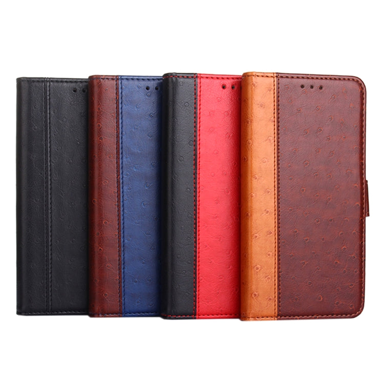 For Xiaomi Redmi 10 Ostrich Texture Horizontal Flip Leather Phone Case with Holder & Card Slots & Wallet