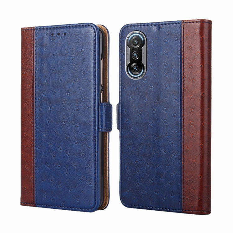 For Xiaomi Redmi K40 Gaming Ostrich Texture Horizontal Flip Leather Phone Case with Holder & Card Slots & Wallet