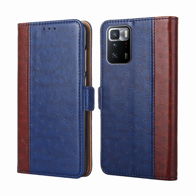 For Xiaomi Redmi Note 10 Pro 5G Ostrich Texture Horizontal Flip Leather Phone Case with Holder & Card Slots & Wallet