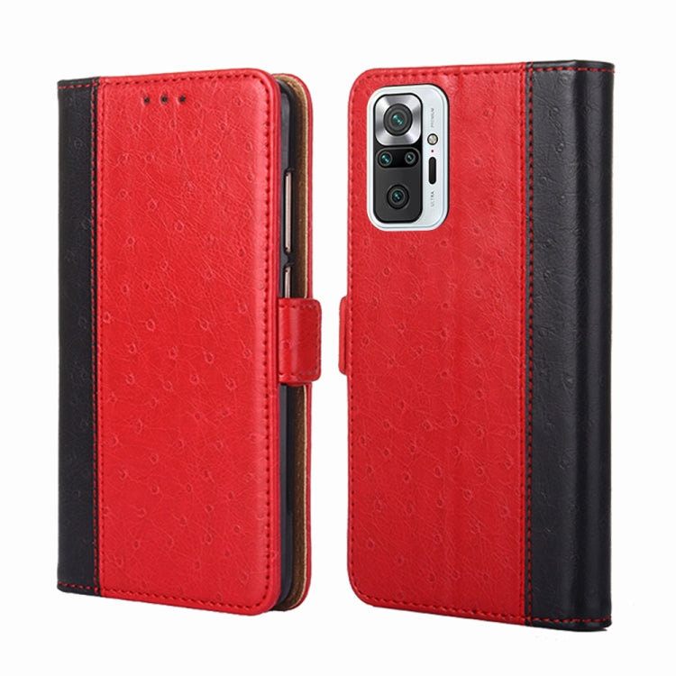For Xiaomi Redmi Note 10 Pro / Note 10 Pro Max Ostrich Texture Horizontal Flip Leather Phone Case with Holder & Card Slots & Wallet