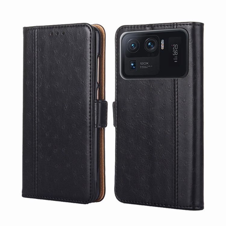 For Xiaomi Mi 11 Ultra Ostrich Texture Horizontal Flip Leather Phone Case with Holder & Card Slots & Wallet