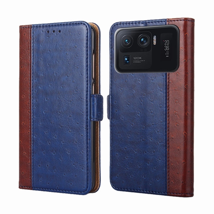 For Xiaomi Mi 11 Ultra Ostrich Texture Horizontal Flip Leather Phone Case with Holder & Card Slots & Wallet