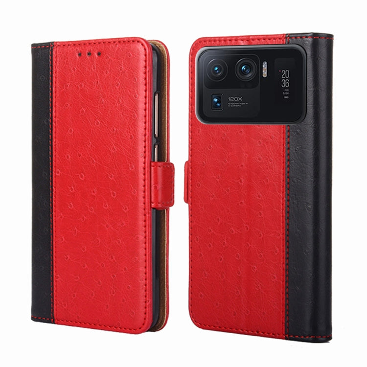 For Xiaomi Mi 11 Ultra Ostrich Texture Horizontal Flip Leather Phone Case with Holder & Card Slots & Wallet