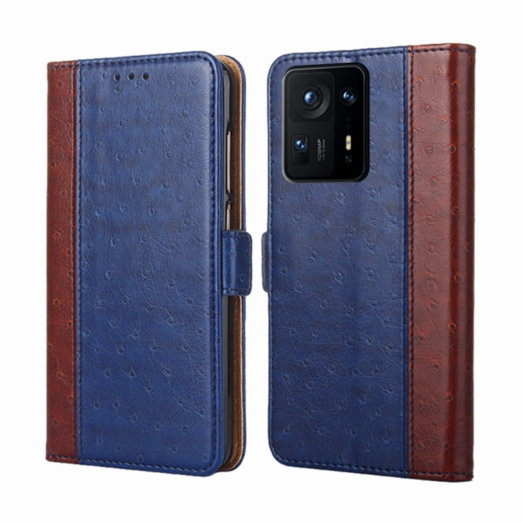 For Xiaomi Mix 4 Ostrich Texture Horizontal Flip Leather Phone Case with Holder & Card Slots & Wallet
