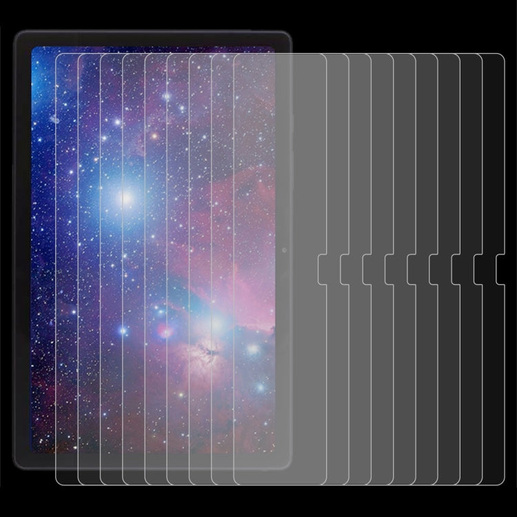 25pcs 9H 2.5D Explosion-proof Tempered Tablet Glass Film For Samsung Galaxy Tab A8 / X200 / X205 / Galaxy Tab A8 10.5 2021 / Chiwei HiPad X Pro 10.5 / Blackview Tab 15 / 15 Pro / HOTWAV Tab R5 / Tab R6 Pro
