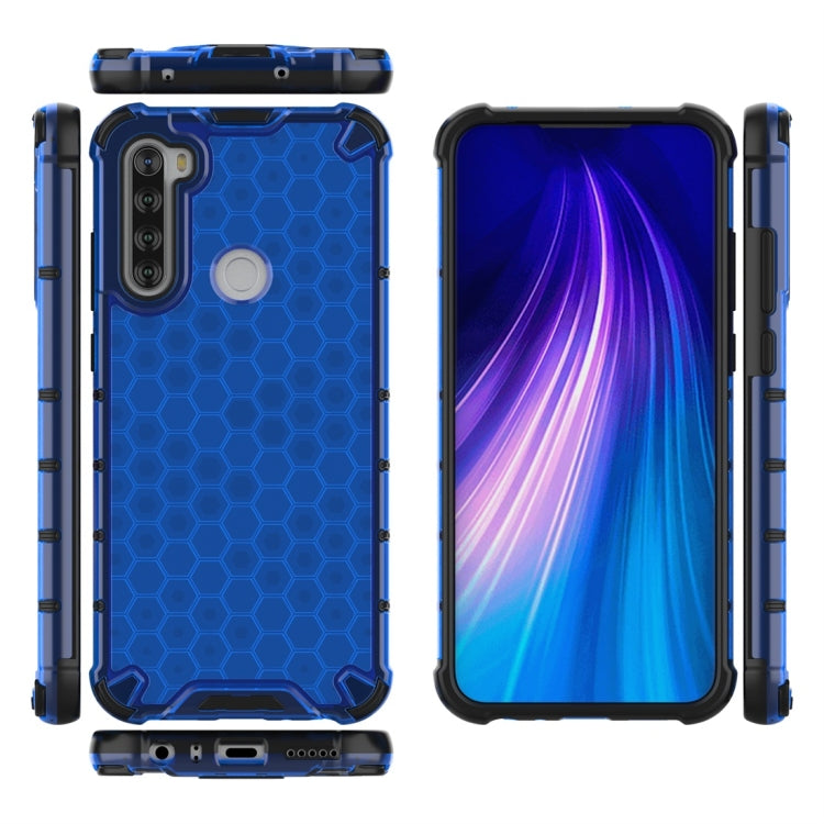 For Xiaomi Redmi Note 8T Shockproof Honeycomb PC + TPU Protective Case