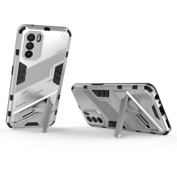 For OPPO K9 Pro Punk Armor 2 in 1 PC + TPU Shockproof Phone Case with Invisible Holder