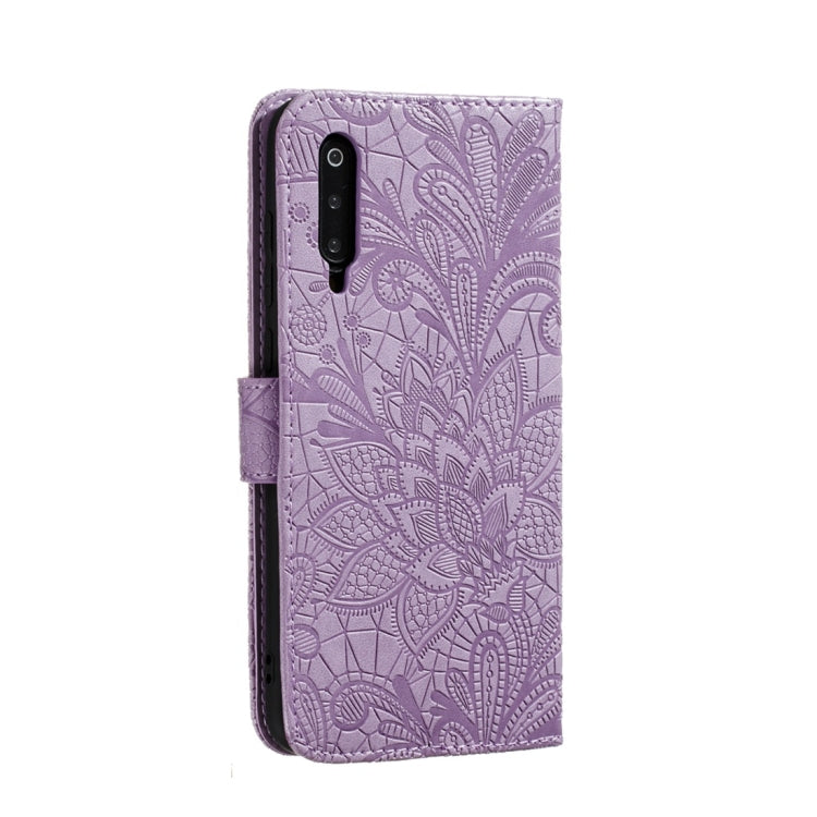 For Xiaomi Mi 9 Pro Lace Flower Horizontal Flip Leather Case with Holder & Card Slots & Wallet & Photo Frame
