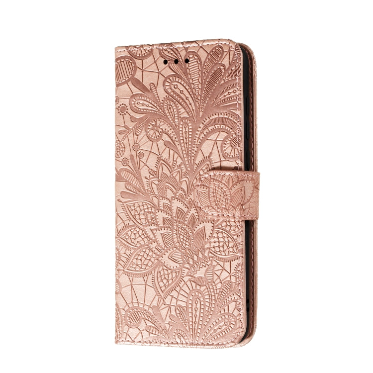 For Xiaomi Mi 9 Pro Lace Flower Horizontal Flip Leather Case with Holder & Card Slots & Wallet & Photo Frame