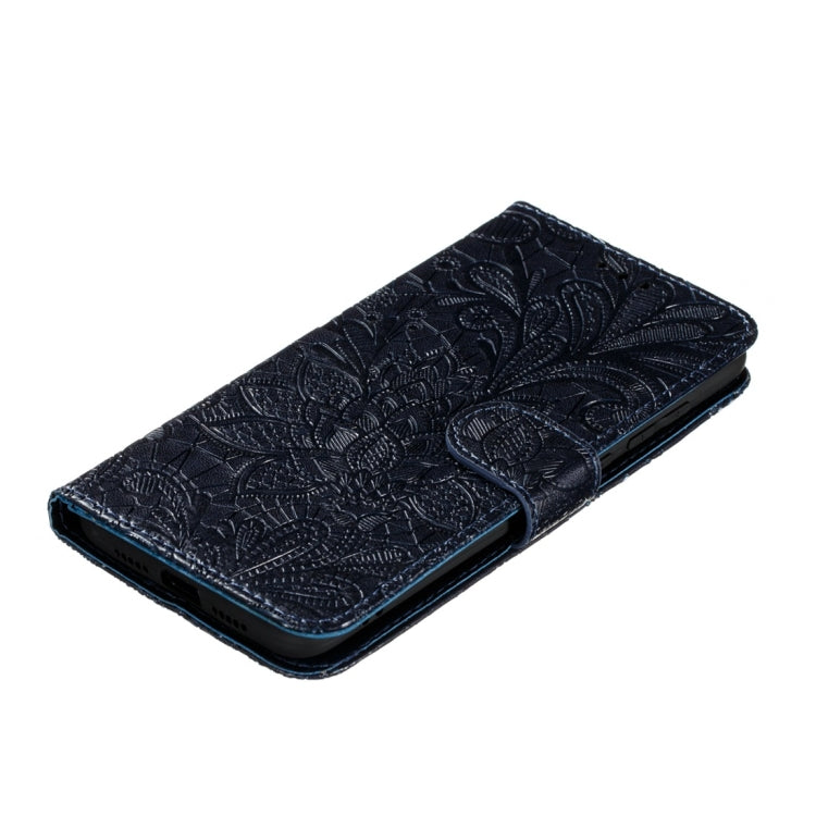 For Xiaomi Mi 9 Pro Lace Flower Horizontal Flip Leather Case with Holder & Card Slots & Wallet & Photo Frame