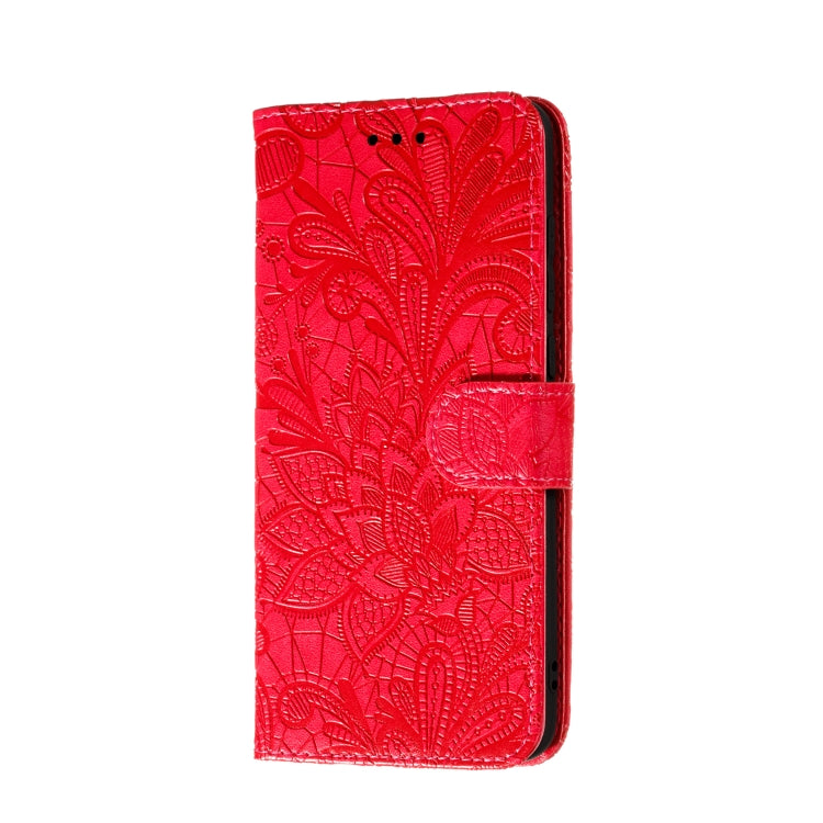 For Xiaomi Mi 9 Pro Lace Flower Horizontal Flip Leather Case with Holder & Card Slots & Wallet & Photo Frame