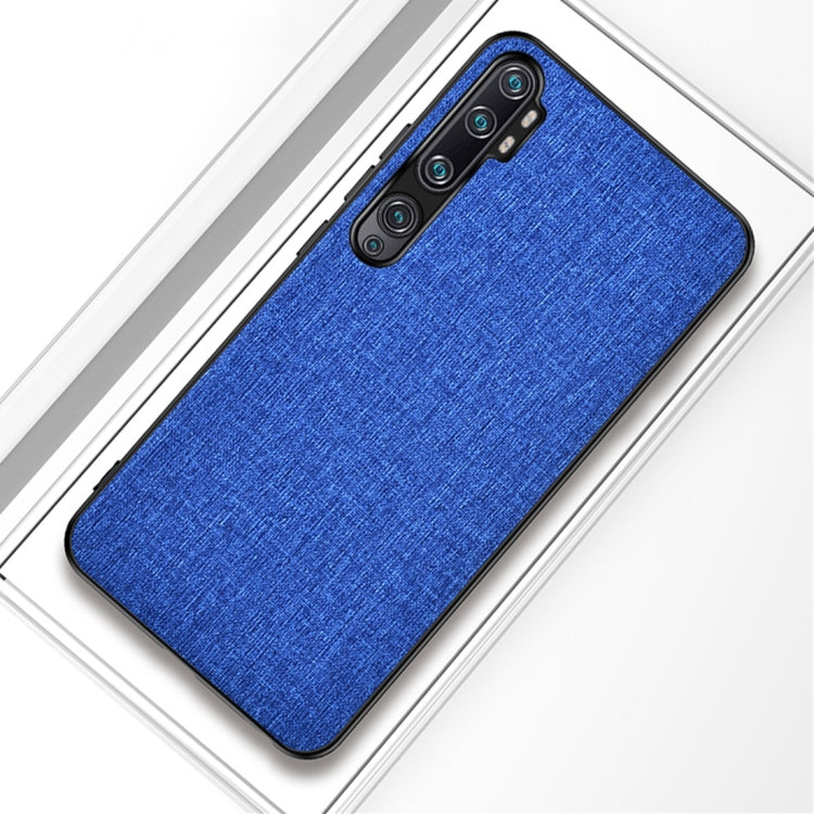 For Xiaomi Mi CC9 Pro Shockproof Cloth Texture PC+ TPU Protective Case