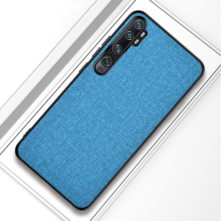 For Xiaomi Mi CC9 Pro Shockproof Cloth Texture PC+ TPU Protective Case