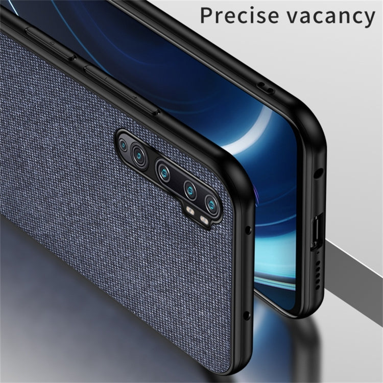 For Xiaomi Mi CC9 Pro Shockproof Cloth Texture PC + TPU Protective Case