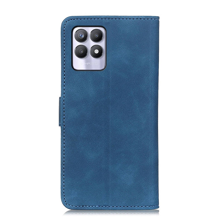 For OPPO Realme 8i KHAZNEH Retro Texture Horizontal Flip Leather Phone Case with Holder & Card Slots & Wallet