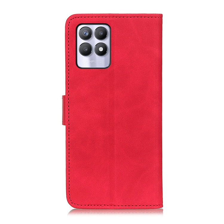 For OPPO Realme 8i KHAZNEH Retro Texture Horizontal Flip Leather Phone Case with Holder & Card Slots & Wallet