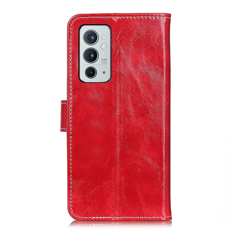 For OnePlus 9RT 5G Retro Crazy Horse Texture Horizontal Flip Leather Phone Case