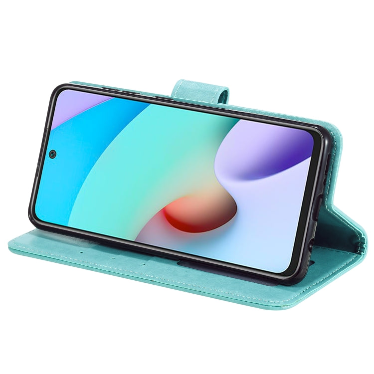 For Xiaomi Redmi Note 11 Totem Flower Embossed Horizontal Flip Phone Leather Case with Holder & Card Slots & Wallet