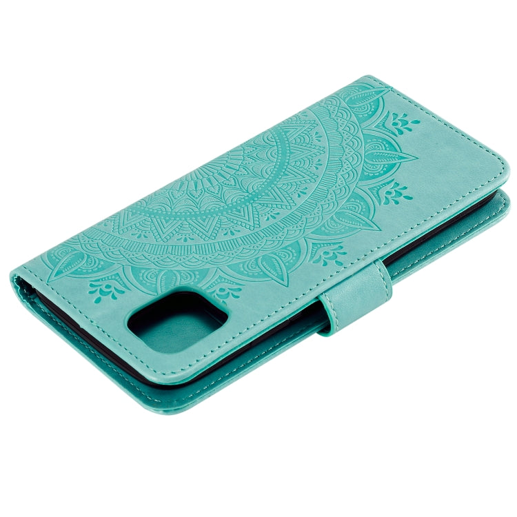 For Xiaomi Redmi Note 11 Totem Flower Embossed Horizontal Flip Phone Leather Case with Holder & Card Slots & Wallet