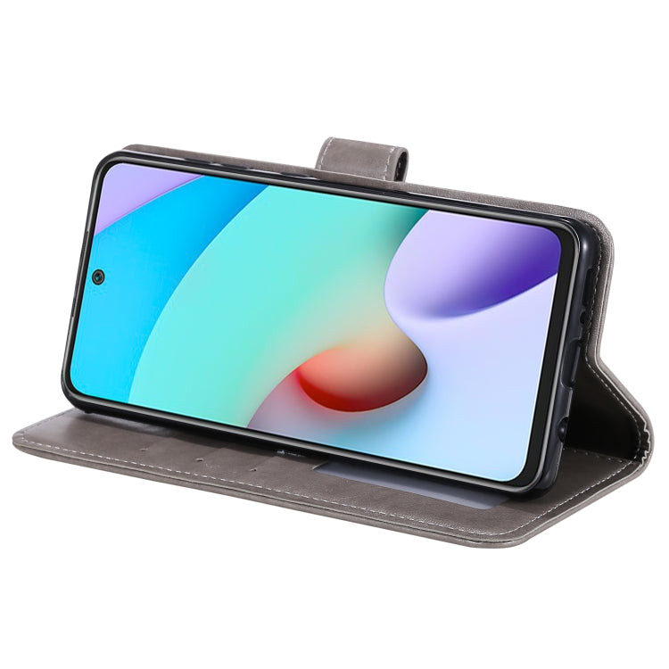 For Xiaomi Redmi Note 11 Totem Flower Embossed Horizontal Flip Phone Leather Case with Holder & Card Slots & Wallet