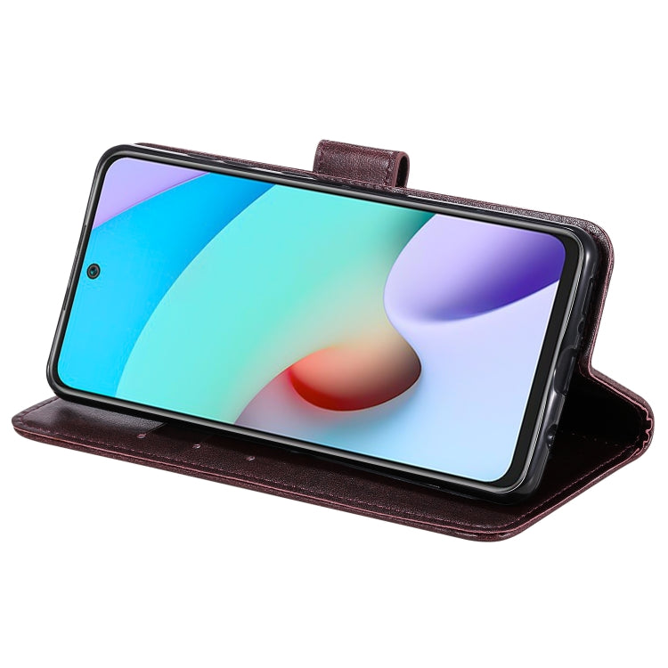 For Xiaomi Redmi Note 11 Totem Flower Embossed Horizontal Flip Phone Leather Case with Holder & Card Slots & Wallet