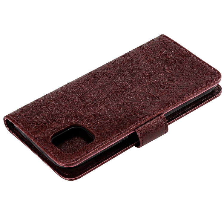 For Xiaomi Redmi Note 11 Totem Flower Embossed Horizontal Flip Phone Leather Case with Holder & Card Slots & Wallet