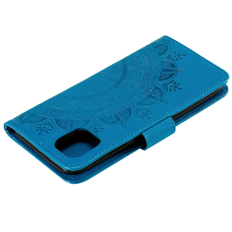 For Xiaomi Redmi Note 11 Totem Flower Embossed Horizontal Flip Phone Leather Case with Holder & Card Slots & Wallet