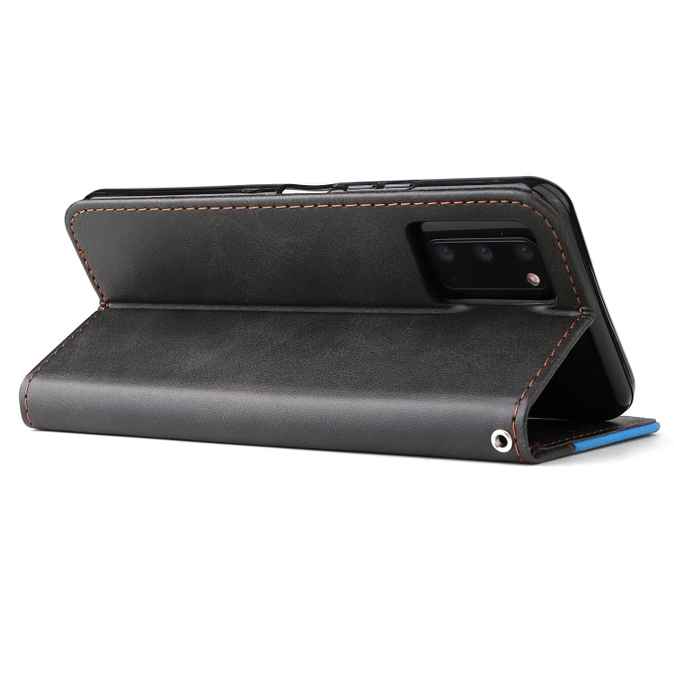 For Xiaomi 11T / 11T Pro Stitching-Color Horizontal Flip Leather Phone Case with Holder & Card Slots & Photo Frame