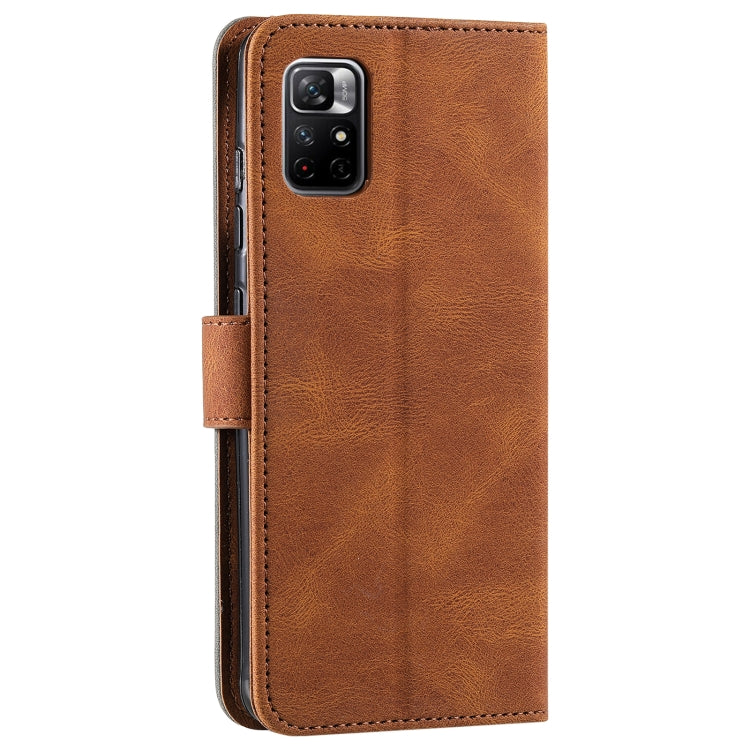 For Xiaomi Redmi Note 11 Pro Stitching Calf Texture Horizontal Flip Phone Leather Case with Holder & Card Slots & Wallet