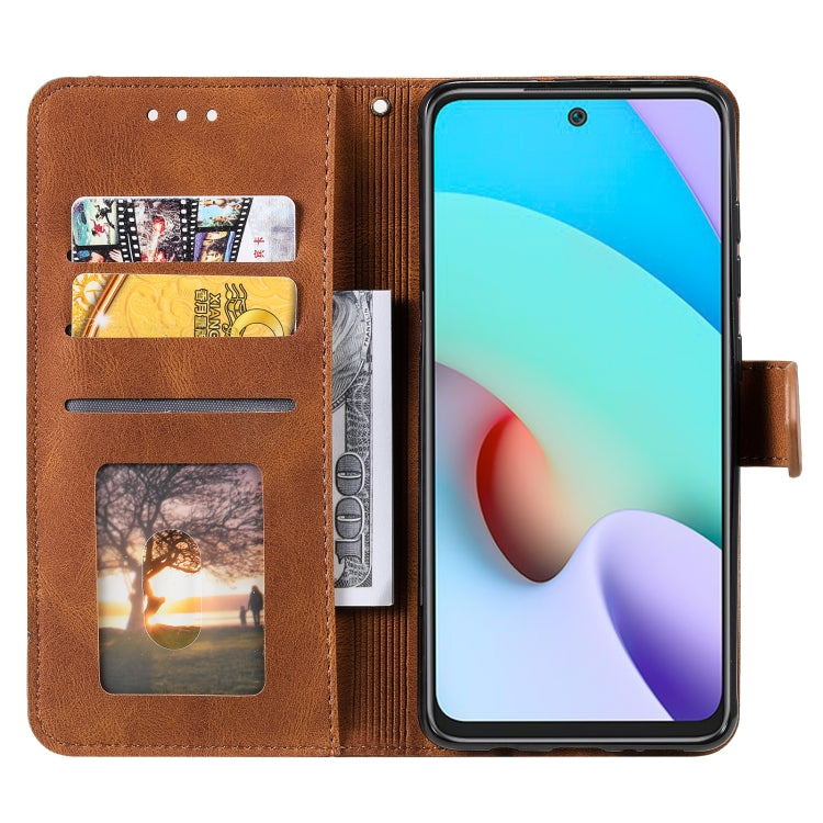 For Xiaomi Redmi Note 11 Pro Stitching Calf Texture Horizontal Flip Phone Leather Case with Holder & Card Slots & Wallet