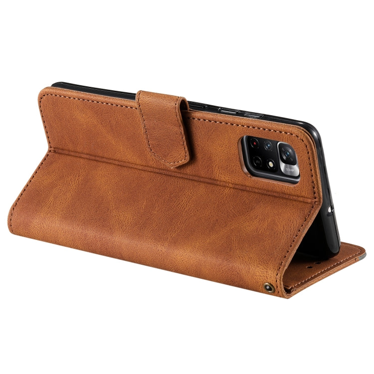 For Xiaomi Redmi Note 11 Pro Stitching Calf Texture Horizontal Flip Phone Leather Case with Holder & Card Slots & Wallet