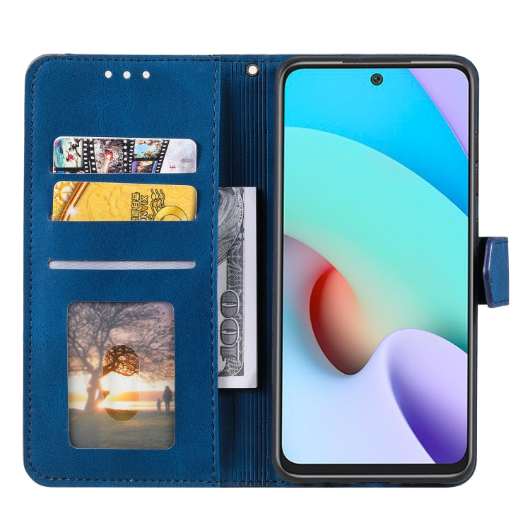 For Xiaomi Redmi Note 11 Pro Stitching Calf Texture Horizontal Flip Phone Leather Case with Holder & Card Slots & Wallet