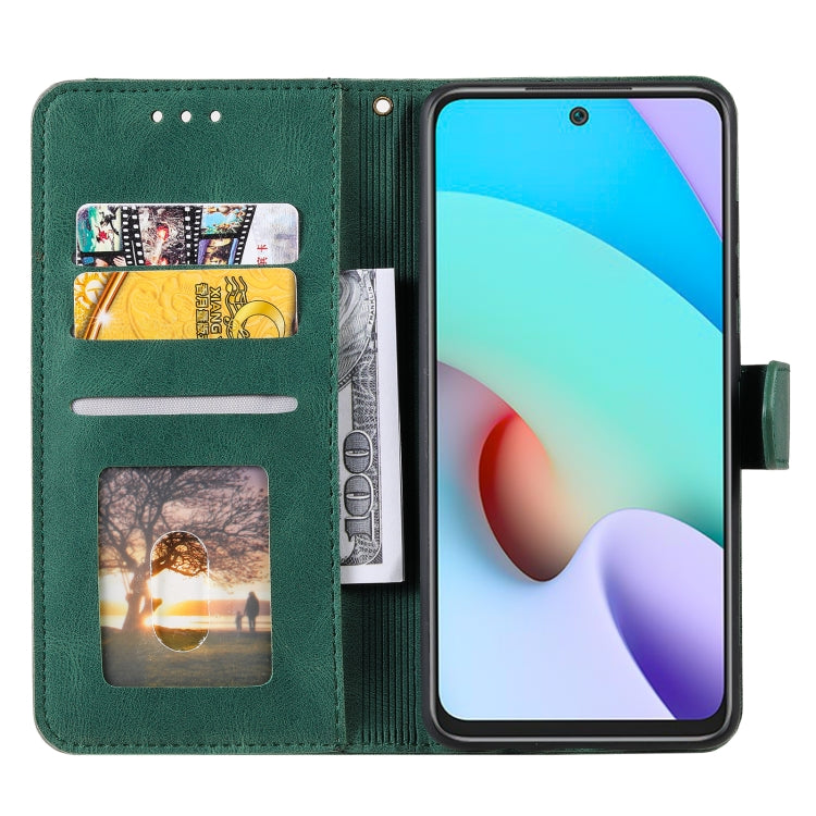 For Xiaomi Redmi Note 11 Pro Stitching Calf Texture Horizontal Flip Phone Leather Case with Holder & Card Slots & Wallet