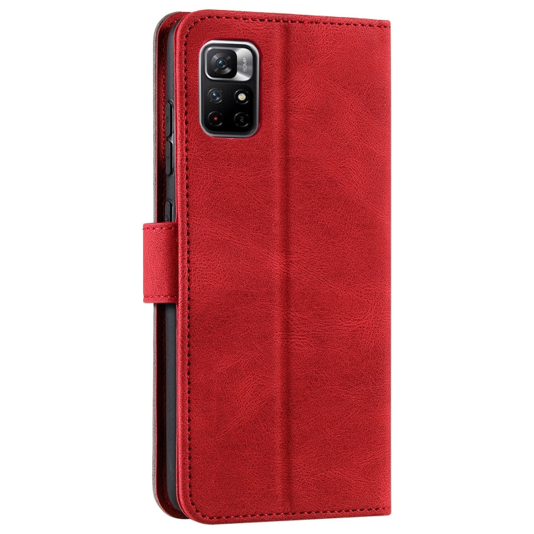 For Xiaomi Redmi Note 11 Pro Stitching Calf Texture Horizontal Flip Phone Leather Case with Holder & Card Slots & Wallet