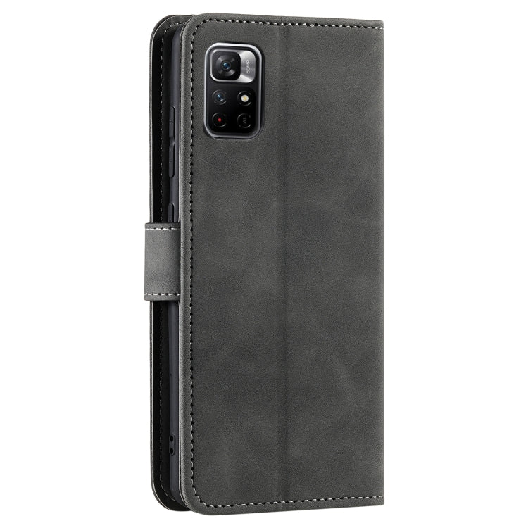For Xiaomi Redmi Note 11 Pro Stitching Calf Texture Horizontal Flip Phone Leather Case with Holder & Card Slots & Wallet