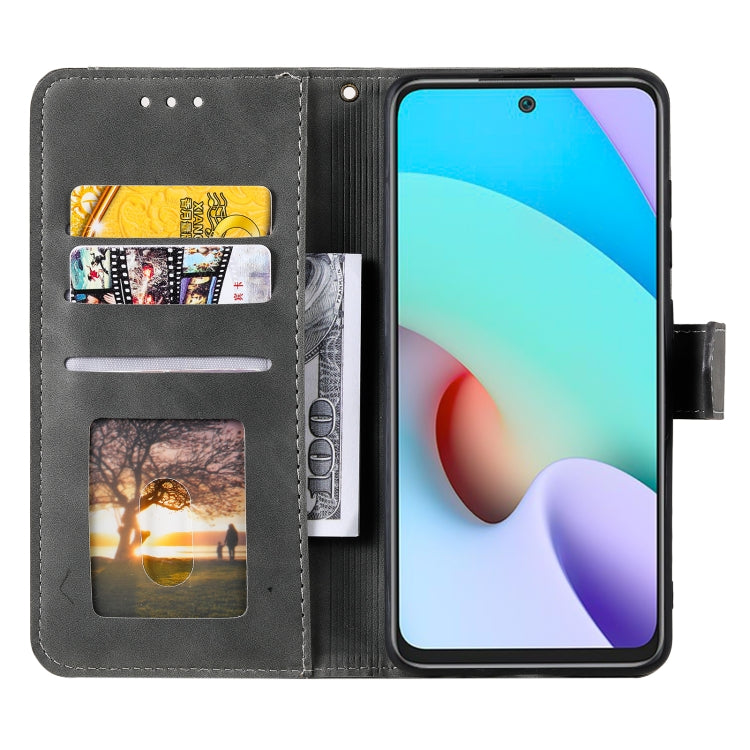 For Xiaomi Redmi Note 11 Pro Stitching Calf Texture Horizontal Flip Phone Leather Case with Holder & Card Slots & Wallet