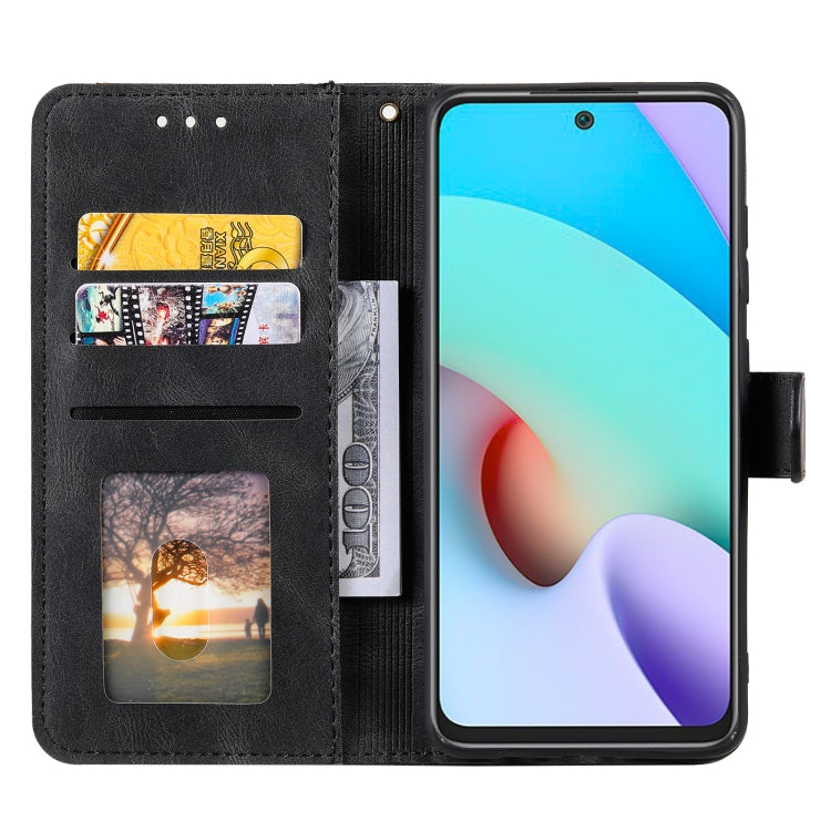 For Xiaomi Redmi Note 11 Pro Stitching Calf Texture Horizontal Flip Phone Leather Case with Holder & Card Slots & Wallet