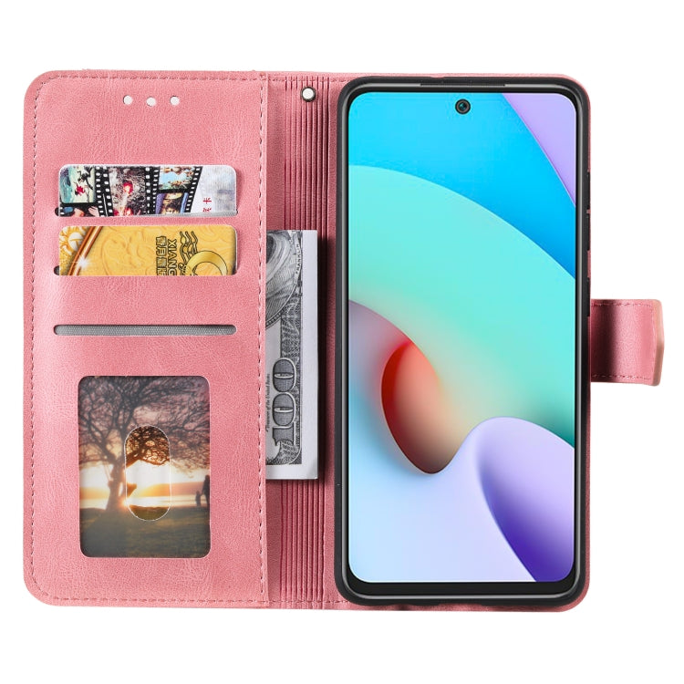 For Xiaomi Redmi Note 11 Pro Stitching Calf Texture Horizontal Flip Phone Leather Case with Holder & Card Slots & Wallet