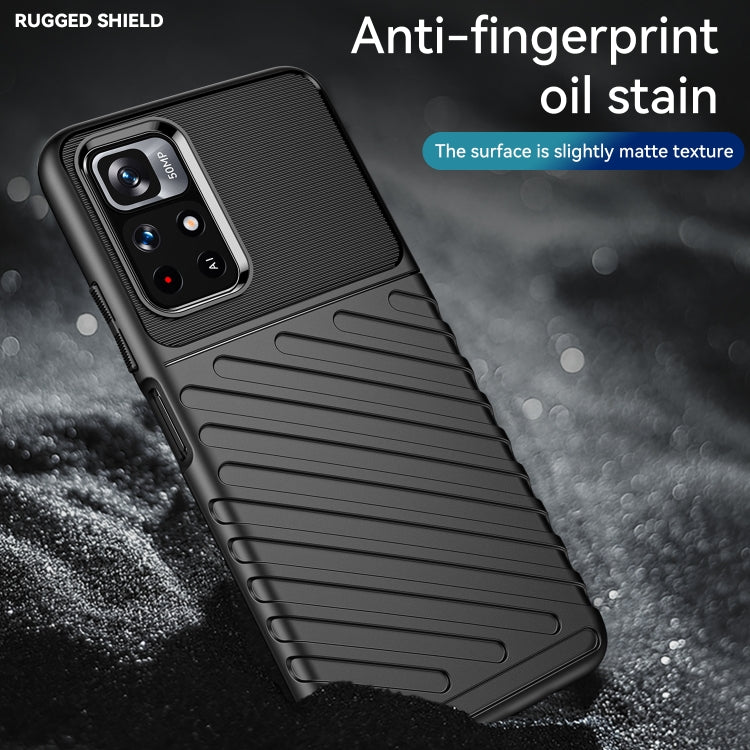 For Xiaomi Redmi Note 11 5G Thunderbolt Shockproof TPU Soft Phone Case