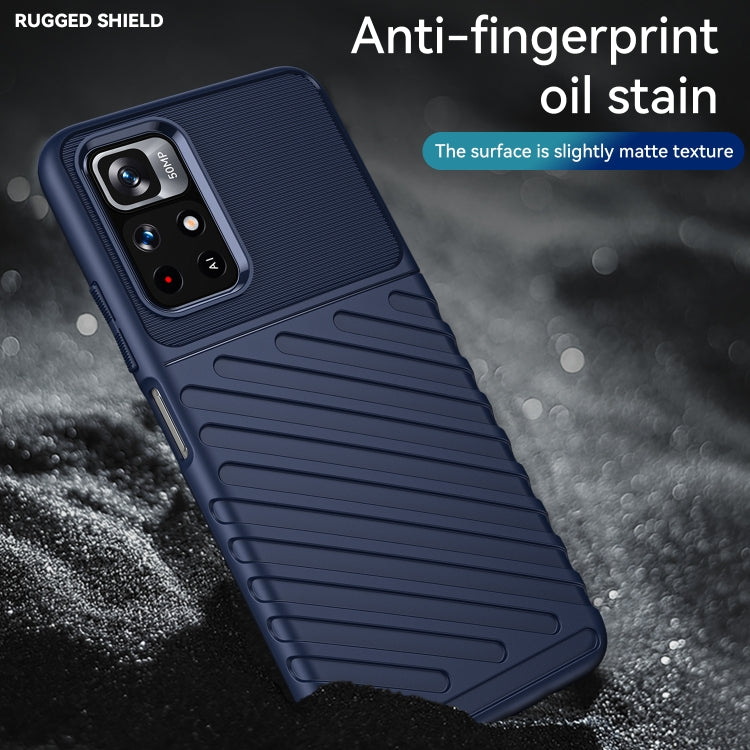 For Xiaomi Redmi Note 11 5G Thunderbolt Shockproof TPU Soft Phone Case
