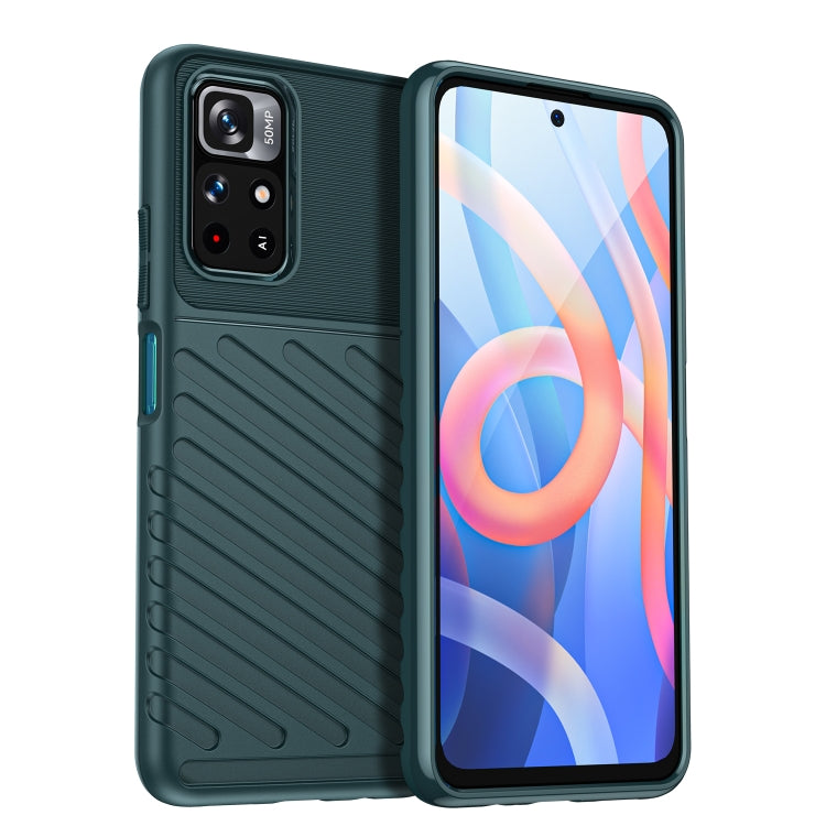 For Xiaomi Redmi Note 11 5G Thunderbolt Shockproof TPU Soft Phone Case