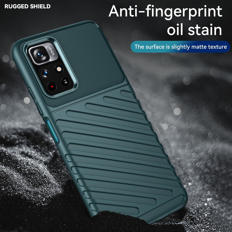 For Xiaomi Redmi Note 11 5G Thunderbolt Shockproof TPU Soft Phone Case