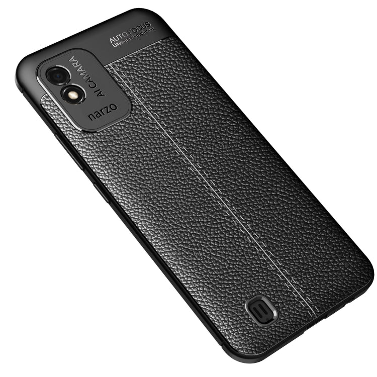 For OPPO Realme Narzo 50i Litchi Texture TPU Shockproof Phone Case
