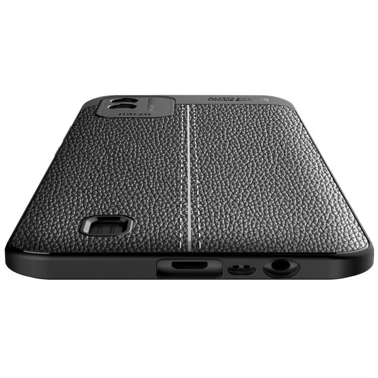 For OPPO Realme Narzo 50i Litchi Texture TPU Shockproof Phone Case