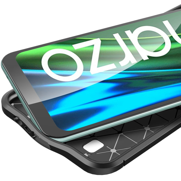 For OPPO Realme Narzo 50i Litchi Texture TPU Shockproof Phone Case