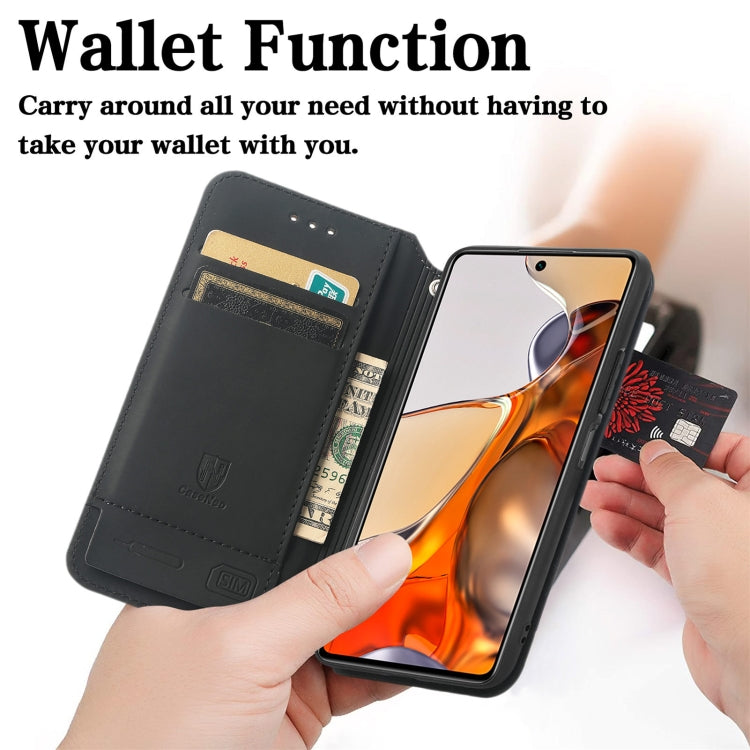 For Xiaomi 11T / 11T Pro CaseNeo Colorful Magnetic Leather Case with Holder & Card Slot & Wallet