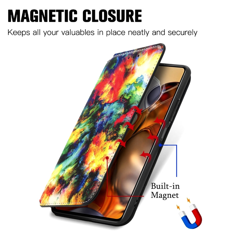 For Xiaomi 11T / 11T Pro CaseNeo Colorful Magnetic Leather Case with Holder & Card Slot & Wallet